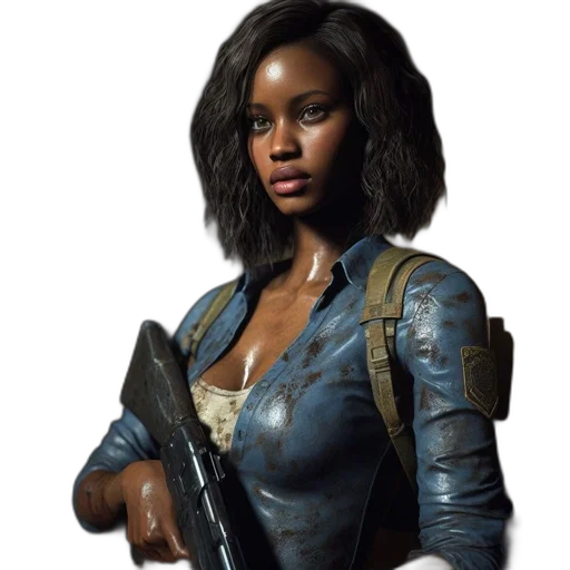 weapon, jacket, concept art, comic book art transparent PNG cut-out