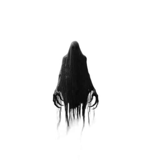 creature, hair, mask, face transparent PNG cut-out