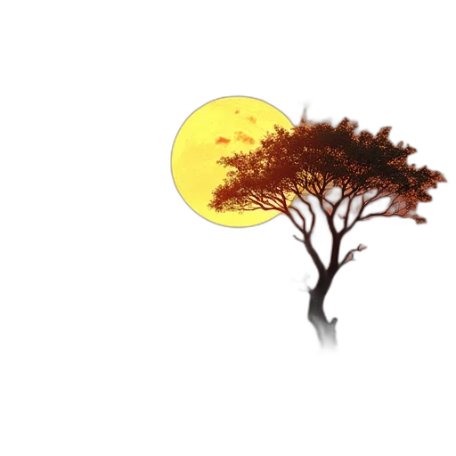 tree, hair, dress, staff transparent PNG cut-out