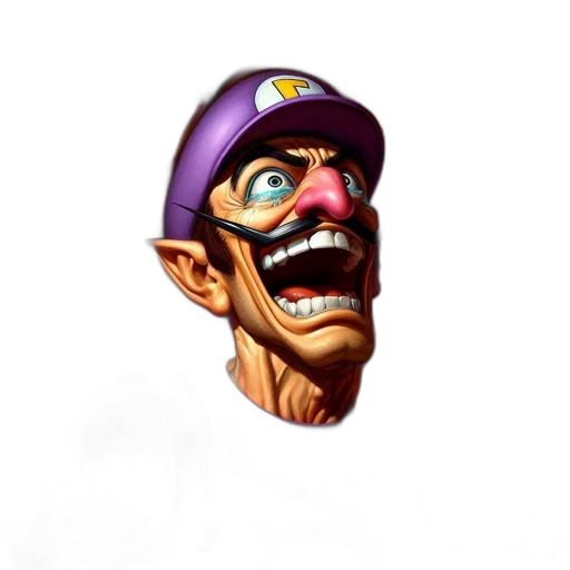 face, mask, staff, creature transparent PNG cut-out