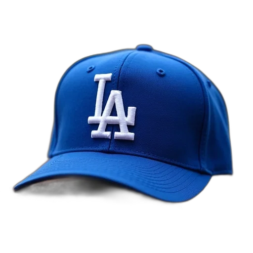 hat, crown, 3d render, dodgers transparent PNG cut-out