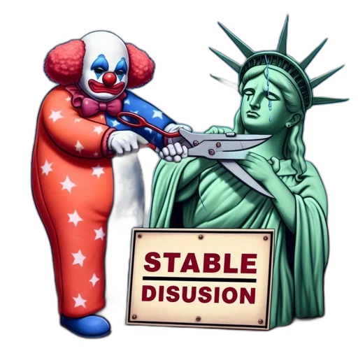 clown, wearing, starry, suit transparent PNG cut-out