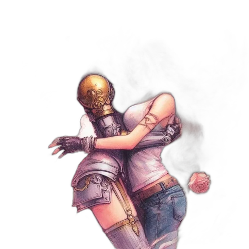 mask, robot, sword, weapon transparent PNG cut-out