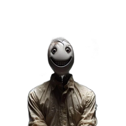 mask, jacket, robot, face transparent PNG cut-out