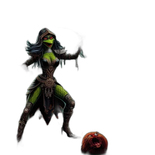 staff, creature, weapon, concept art transparent PNG cut-out