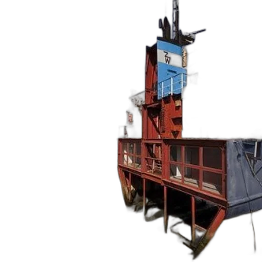 concept art, 3d render, large, boat transparent PNG cut-out