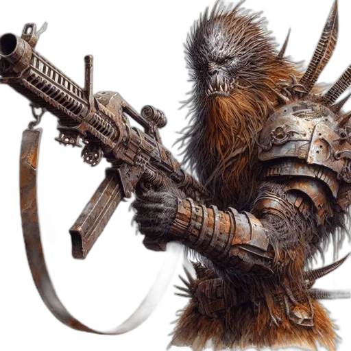 weapon, animal, creature, staff transparent PNG cut-out