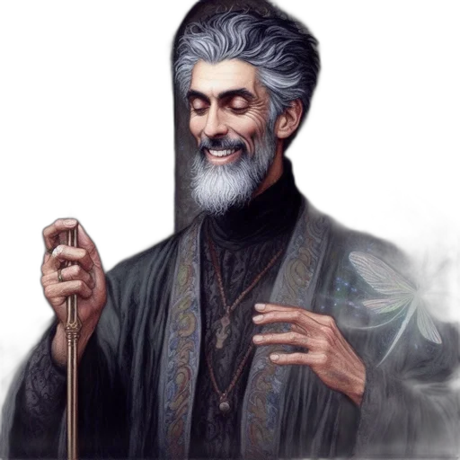 staff, face, concept art, fantasy art transparent PNG cut-out