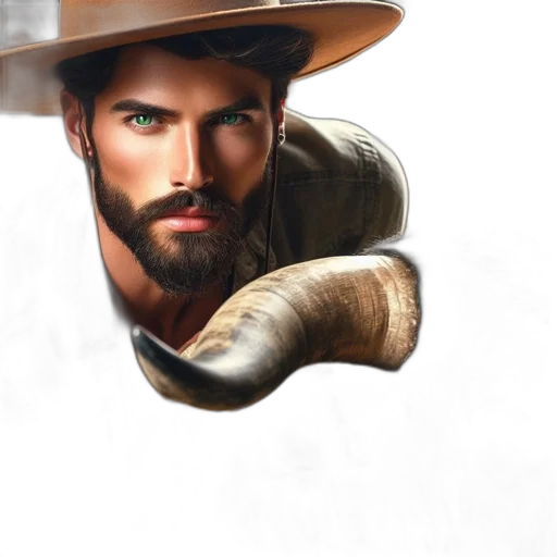 hat, face, hair, animal transparent PNG cut-out