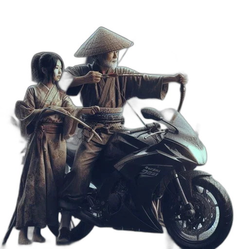 weapon, umbrella, jacket, robot transparent PNG cut-out