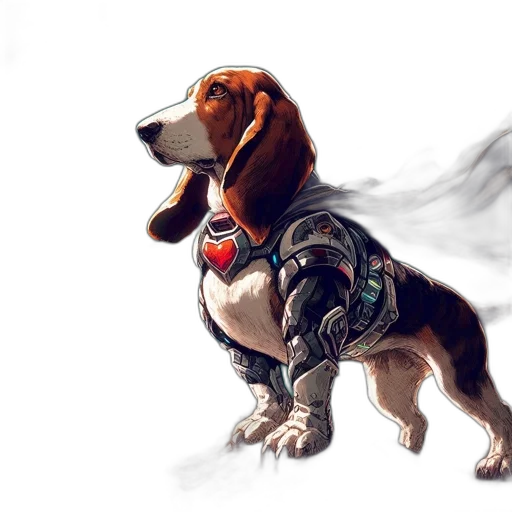 animal, robot, concept art, fantasy art transparent PNG cut-out