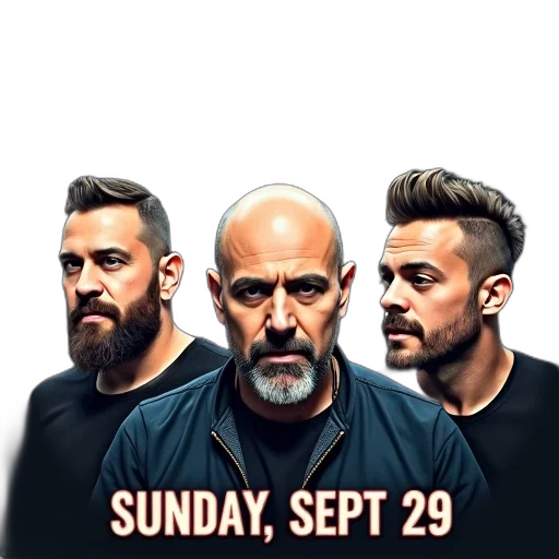promotional, poster, concert, featuring transparent PNG cut-out