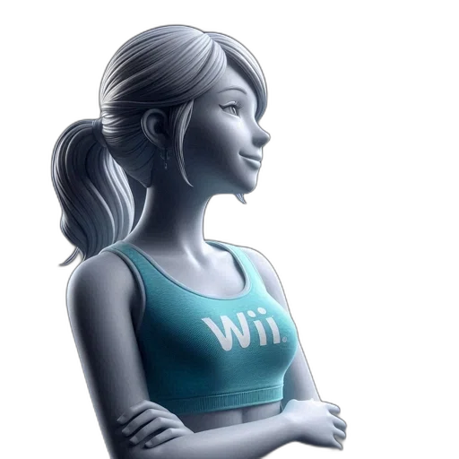 dress, face, concept art, 3d render transparent PNG cut-out