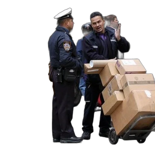 furniture, weapon, police, officer transparent PNG cut-out