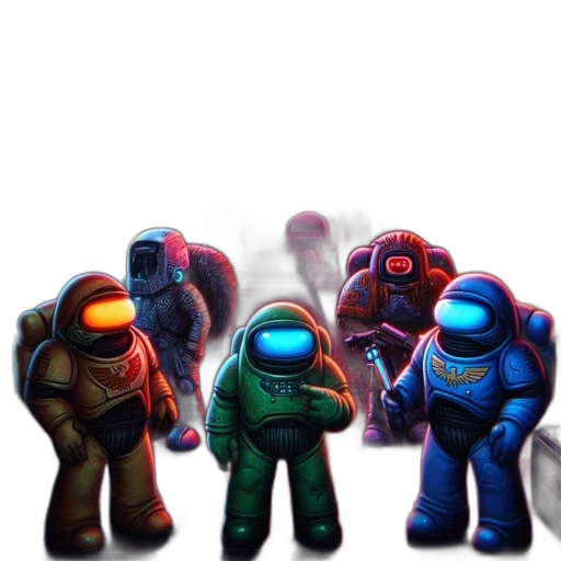robot, staff, mask, jacket transparent PNG cut-out