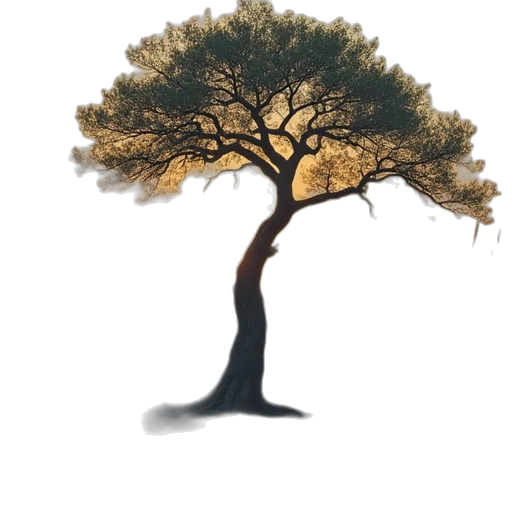 tree, crown, hair, staff transparent PNG cut-out