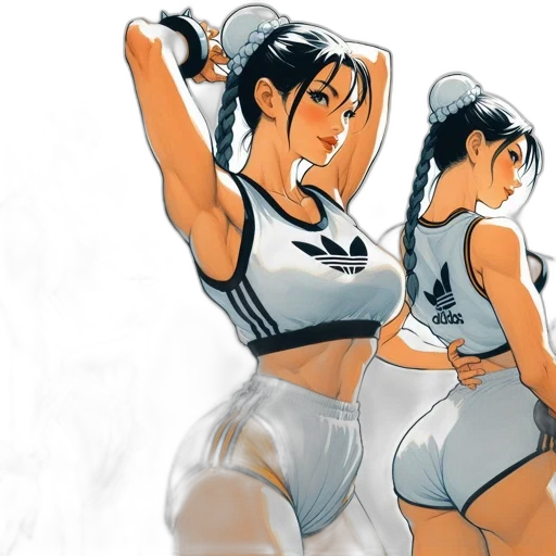 concept art, comic book art, anime, watercolor transparent PNG cut-out