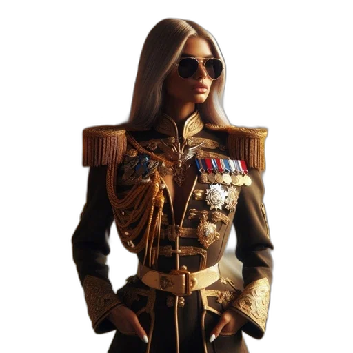 jacket, staff, crown, weapon transparent PNG cut-out