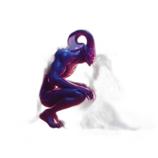 creature, mask, dragon, hair transparent PNG cut-out
