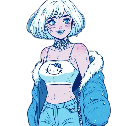 jacket, dress, creature, concept art transparent PNG cut-out