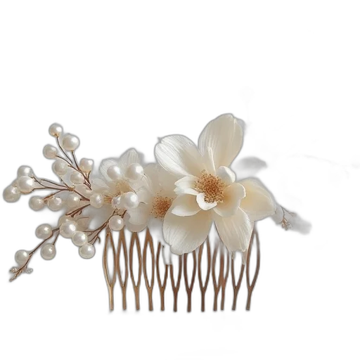 crown, hair, jewelry, flower transparent PNG cut-out