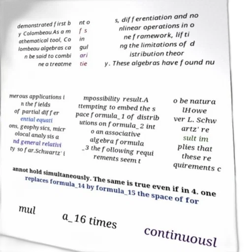 mathematical, text, discussing, colombeau transparent PNG cut-out