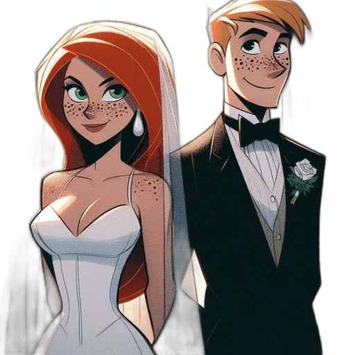 dress, cartoon, comic book art, concept art transparent PNG cut-out