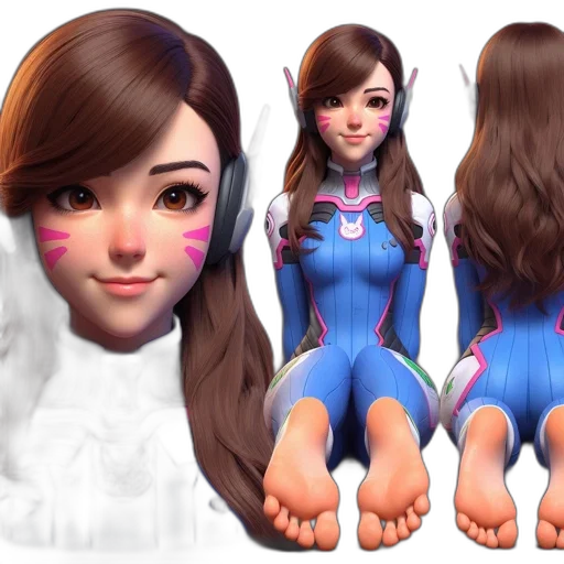 face, concept art, 3d render, fantasy art transparent PNG cut-out