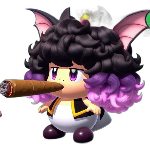 dragon, staff, weapon, creature transparent PNG cut-out