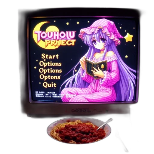 food, vaporwave, anime, cyberpunk transparent PNG cut-out