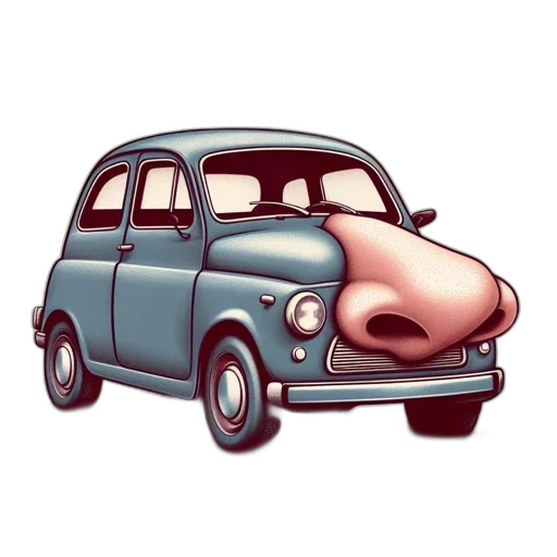 car, dress, animal, robot transparent PNG cut-out