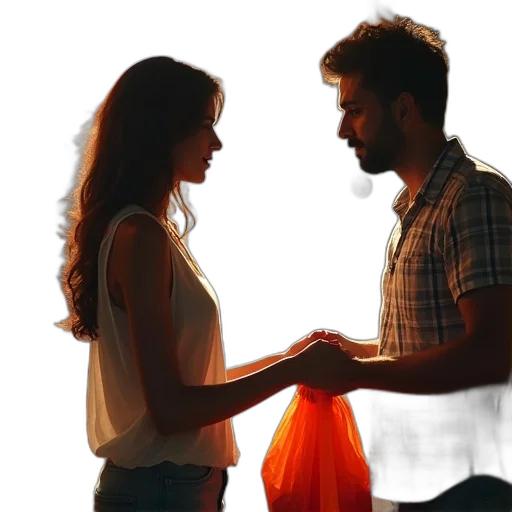 photorealistic, fire, sunset, forest transparent PNG cut-out
