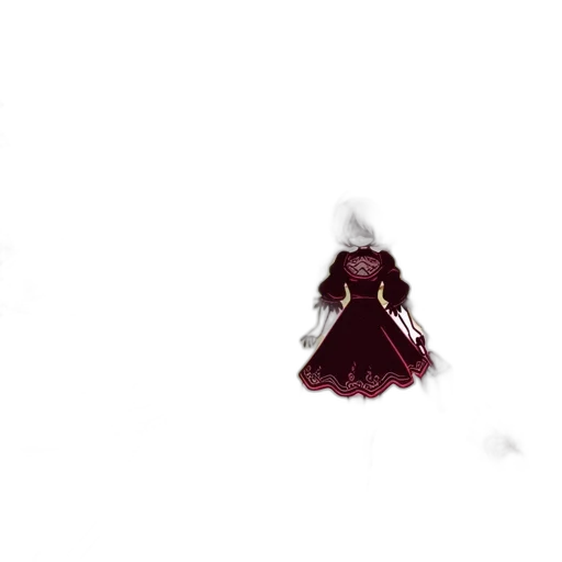dress, crown, hair, creature transparent PNG cut-out