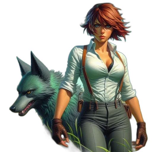 staff, animal, weapon, jacket transparent PNG cut-out
