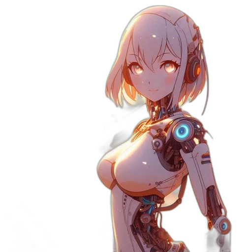 robot, weapon, dress, staff transparent PNG cut-out