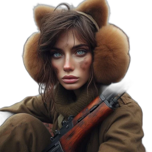 hat, weapon, jacket, animal transparent PNG cut-out
