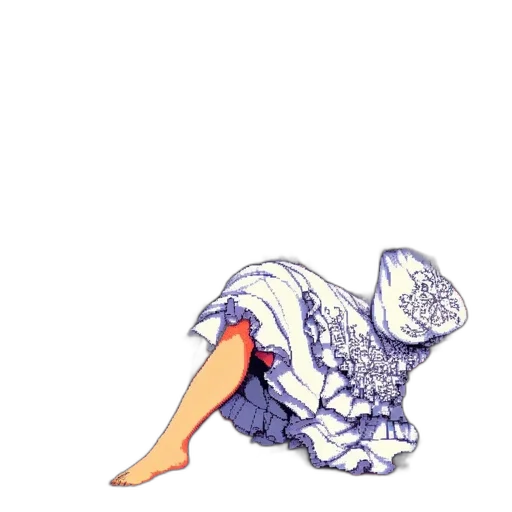 dress, shoes, flower, hat transparent PNG cut-out