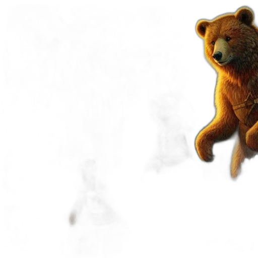 animal, creature, concept art, 3d render transparent PNG cut-out