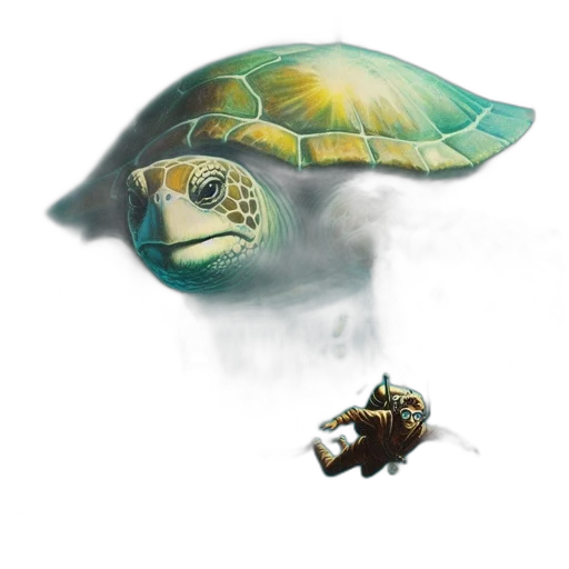 umbrella, creature, dragon, robot transparent PNG cut-out