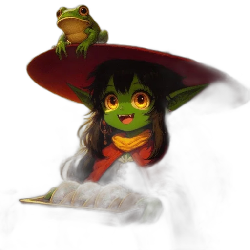 staff, hat, mask, dragon transparent PNG cut-out