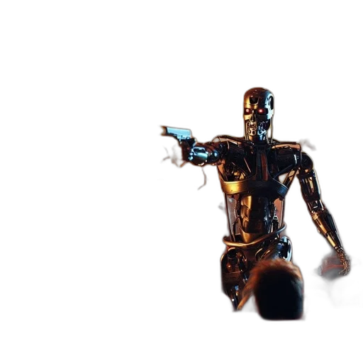 robot, weapon, sword, staff transparent PNG cut-out