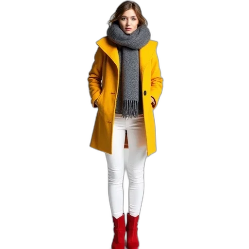 jacket, monochrome, colorful, golden transparent PNG cut-out