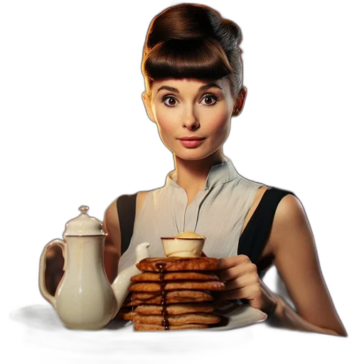food, dress, photorealistic, 3d render transparent PNG cut-out