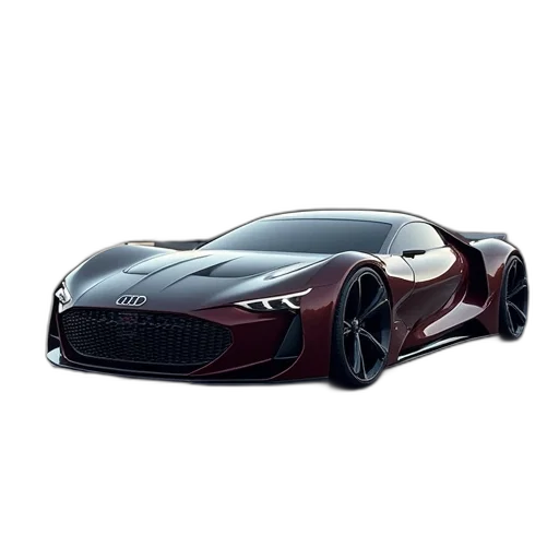 car, 3d render, photorealistic, concept art transparent PNG cut-out