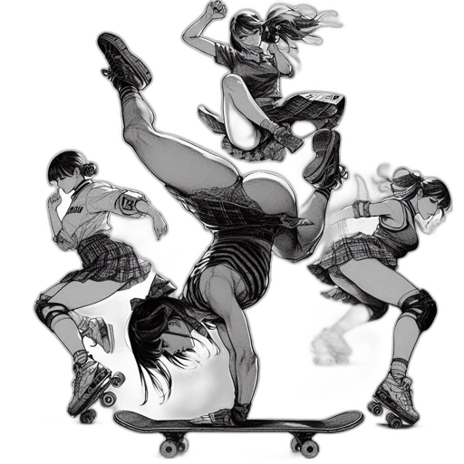 concept art, comic book art, cartoon, fantasy art transparent PNG cut-out
