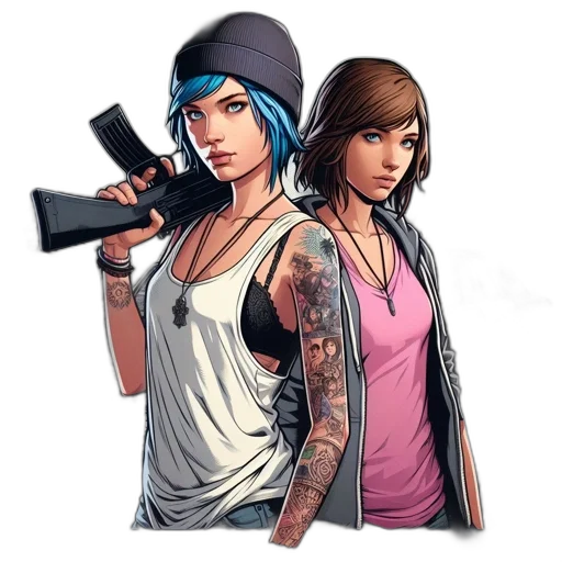 concept art, comic book art, pixel art, fantasy art transparent PNG cut-out