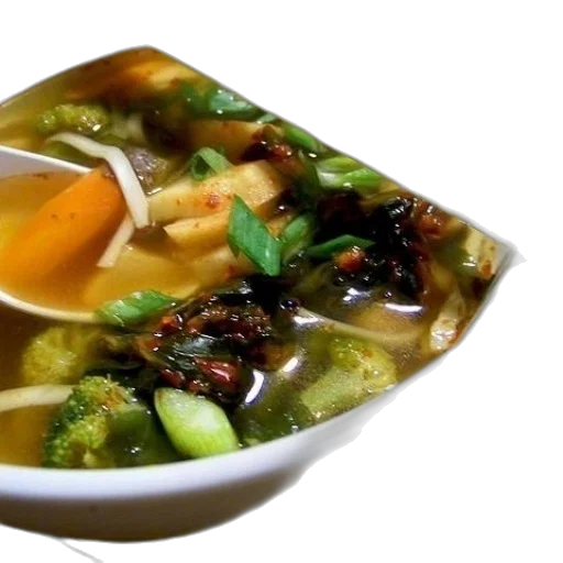 food, bowl, soup, vegetables transparent PNG cut-out