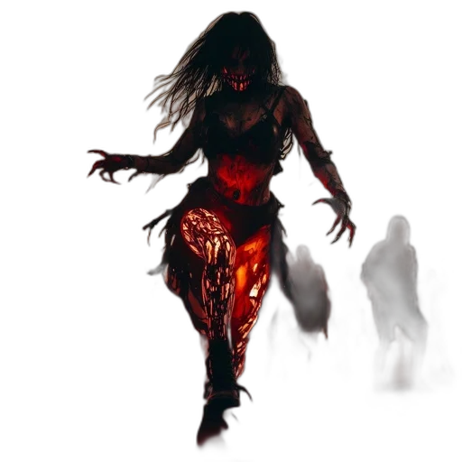 creature, dress, mask, concept art transparent PNG cut-out