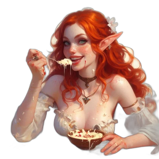food, fantasy art, concept art, pixel art transparent PNG cut-out