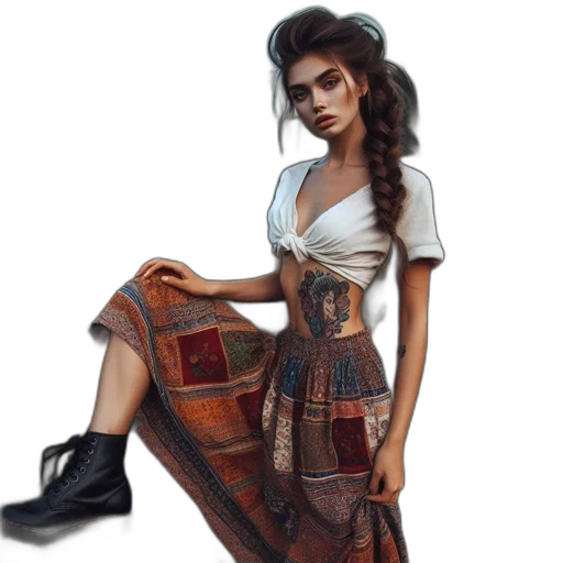 dress, fantasy art, concept art, pixel art transparent PNG cut-out